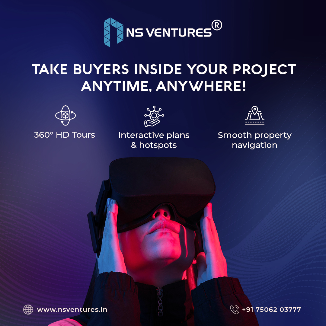 Take Buyers Inside Your Project with Virtual Tours

📞 Let's Discuss Your Project:
📱 +91 7506203777
📧 Email: nsv@nsventures.in 
🌐 𝗘𝘅𝗽𝗹𝗼𝗿𝗲 𝗠𝗼𝗿𝗲: nsventures.in

#nsventures #proptech #propbranding #propmarketing #realestateindia #virtualreality #vrrealestate