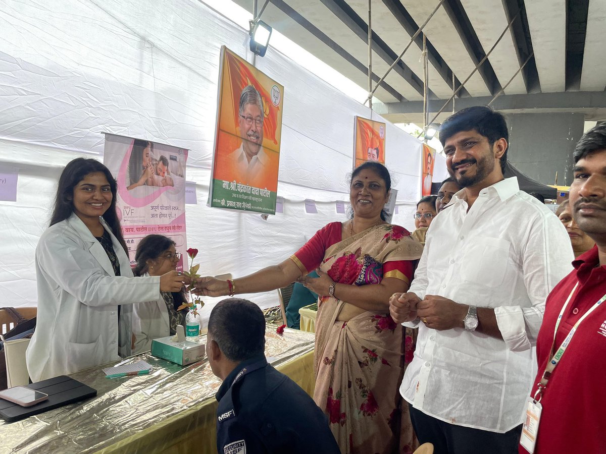 SidShirole's tweet image. “सर्वांसाठी आरोग्य, हीच खरी सेवा!”
महाराष्ट्राचे लाडके मुख्यमंत्री मा. श्री. देवेंद्रजी फडणवीस साहेब यांच्या वाढदिवसानिमित्त,
महात्मा फुले जनआरोग्य योजना आणि डॉ. डी. वाय. पाटील हॉस्पिटल, पिंपरी यांच्या सहकार्याने मोफत महाआरोग्य शिबिराचे आयोजन करण्यात आले.
या शिबिरात हृदय…