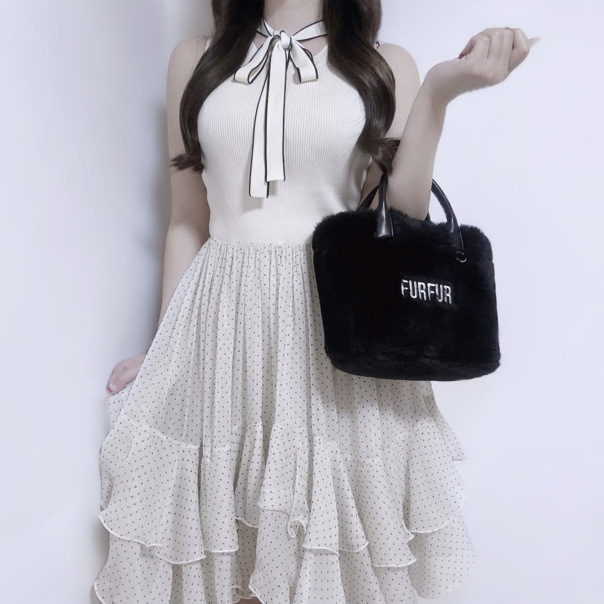 nya3ri's tweet image. FURFURの秋アイテムが可愛すぎる🧸🤎
このワンピースは秋の先行予約対象
アイテムで7/25までUSAGI ONLINEで
ポイントが10%還元されるよ(ᐡ∩ɞ̴̶̷ ·̮ ɞ̴̶̷∩ᐡ)✨
バッグはZOZOTOWN限定カラーで
人気のブラック🖤🪄︎︎◝✩カラバリも沢山🫶🏻
🔗x.gd/MWxFn
#PR #usagionline #zozotown