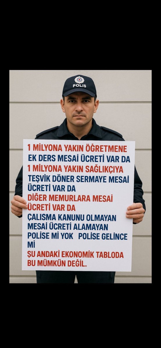 #PolisHaberBekliyor

Bizde diğer kamu görevlileri gibi devlet memuru değil miyiz? Onlara verilen bir sürü haklar ödenekler varken bize gelince neden üvey evlat muamelesi. Bizim hakkımızı vermemenizin nedeni nedir? Polis Huzur Güven Verir ama bizde ne huzur kaldı ne sağlık.