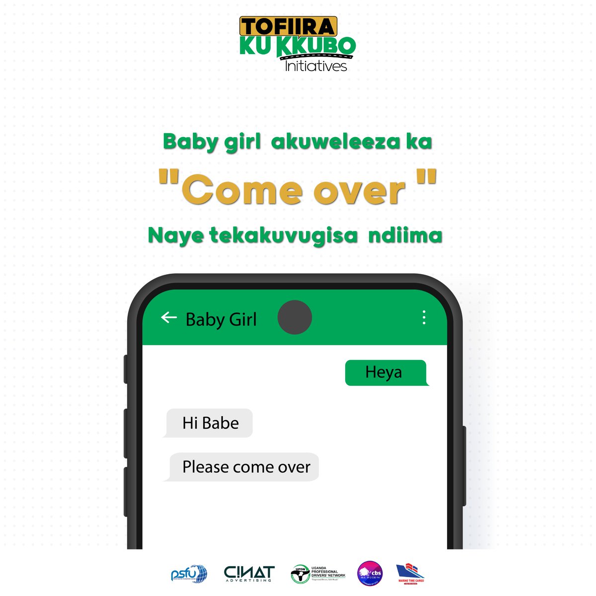 Tofiirakukkubo's tweet image. Bro she said “come over”…
not speed over
Chill the kasigiri and drive safe
#toffirakukkubointiative