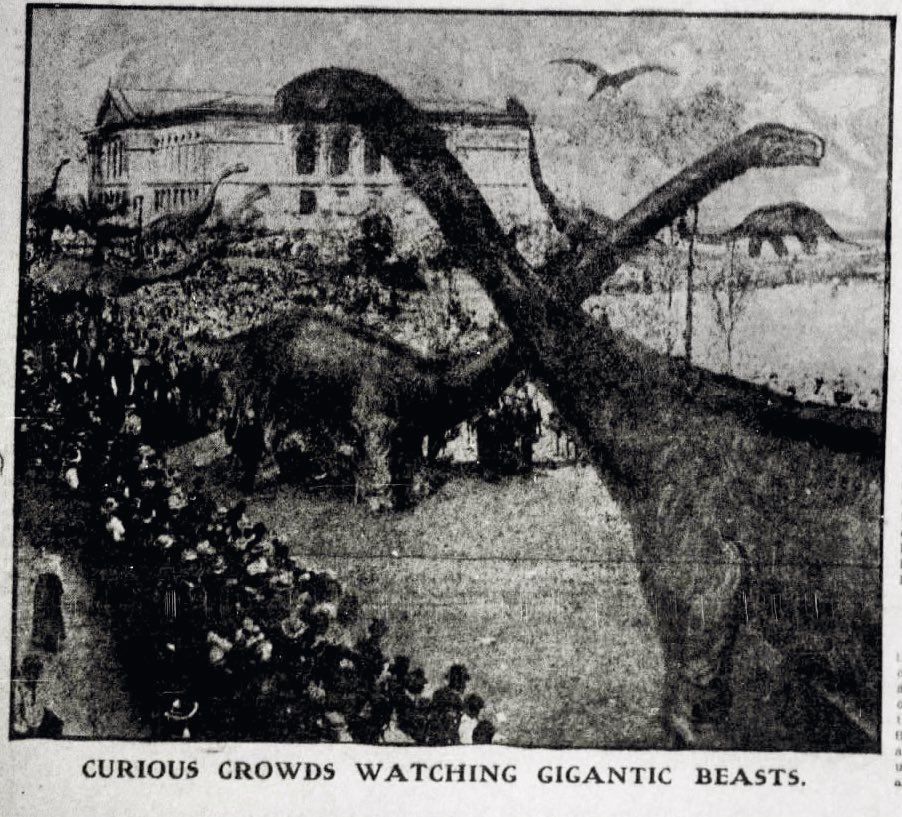 oddoldnews's tweet image. Democrat and Chronicle, Rochester, New York · Sunday, April 01, 1906