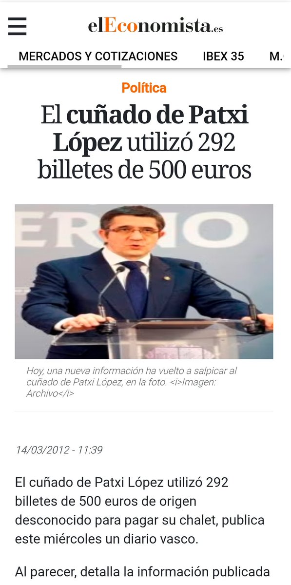 jjbape's tweet photo. Además habría q recordar la historia del cuñado (dirigente socialista) " del Patxi " https://t.co/oRRhqkizaW