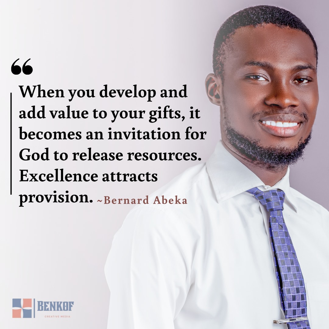 thebernardabeka's tweet photo. Develop your Gift, Excellence Attracts Provision.
When you add value to what God gave you, He releases the resources you need. 🌟
#BIFAP #BITTE #BENKOF #PurposeDriven #ExcellenceAttracts https://t.co/2as4HFlRm5