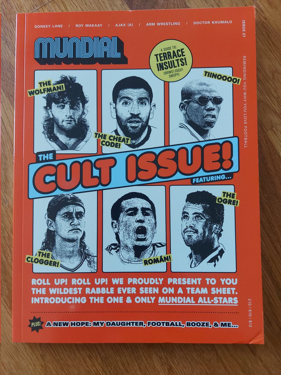 jack_buzzard's tweet image. Mundial mag back Issues for sale ๐ ๐
Issue 26 Goalkeepers cover
Issue 27 Cult Issue cover
Issue 28 Three R's cover
Issue 29 Gullit cover
ยฃ15 each including postage, happy to do a deal for bundle.