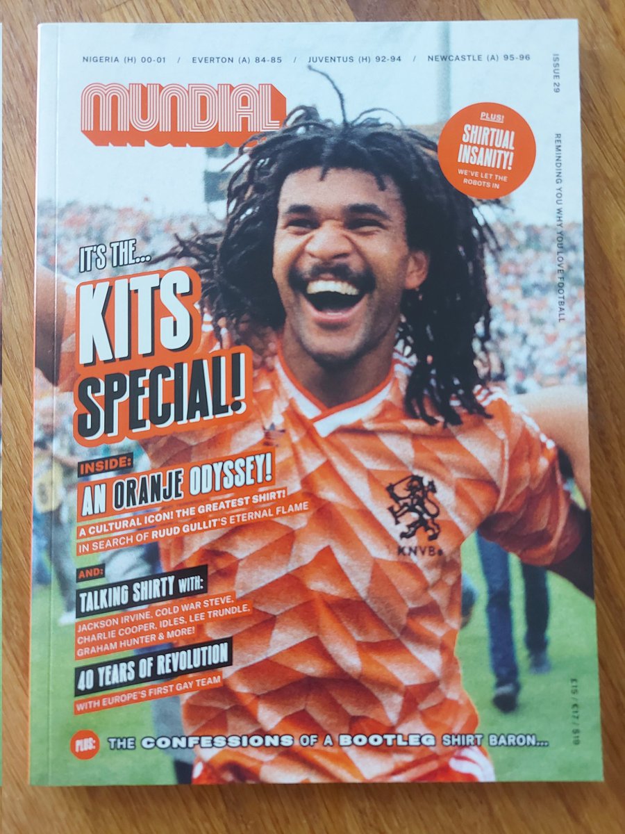 jack_buzzard's tweet image. Mundial mag back Issues for sale ๐ ๐
Issue 26 Goalkeepers cover
Issue 27 Cult Issue cover
Issue 28 Three R's cover
Issue 29 Gullit cover
ยฃ15 each including postage, happy to do a deal for bundle.