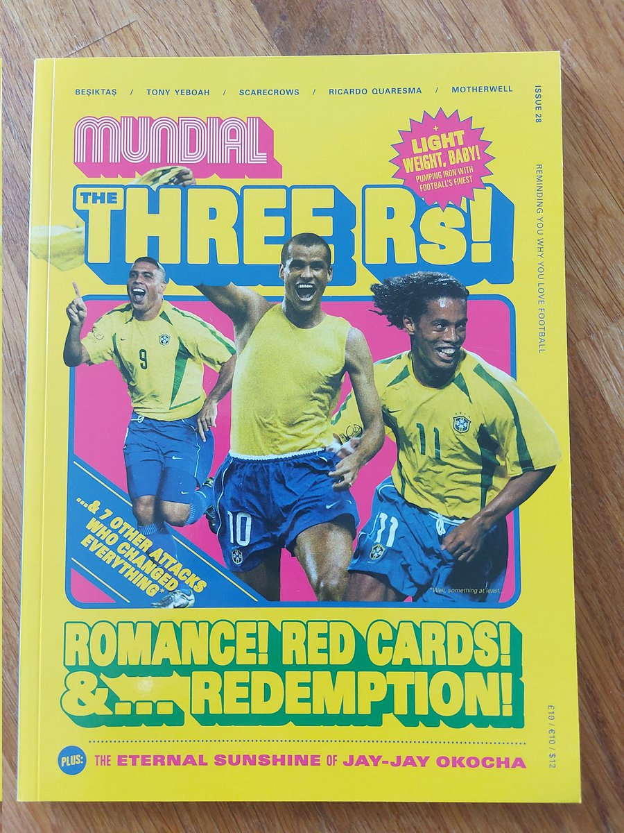 jack_buzzard's tweet image. Mundial mag back Issues for sale ๐ ๐
Issue 26 Goalkeepers cover
Issue 27 Cult Issue cover
Issue 28 Three R's cover
Issue 29 Gullit cover
ยฃ15 each including postage, happy to do a deal for bundle.
