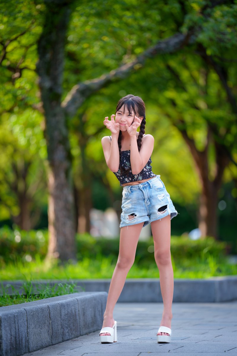 ぽーずもten才がすぎるかえちゃんであった😂 2025.7.21. 福岡市 #小島