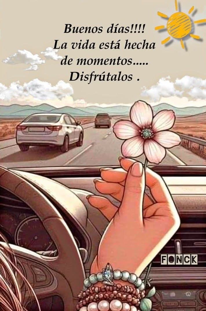 Hola amigos, buen día!! Mitad de semana, que sea un lindo miércoles para todos, con alegría y buena energía!! ☕🤗💖🎶🌻🫂🫶