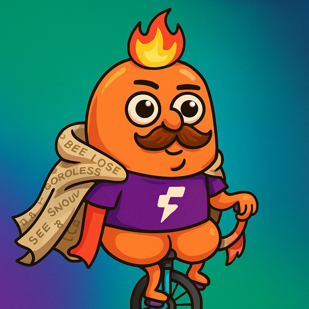 mailtolemos's tweet image. #1: Dickbutt Genesis
Behold the origin story.
The first known visual record of Dickbutt69420, the rogue trader who paved his own chain with FOMO and unverified alpha.
Wrapped in a cape stitched from forgotten seed phrases, he rides through Solana gas fees on a unicycle of…