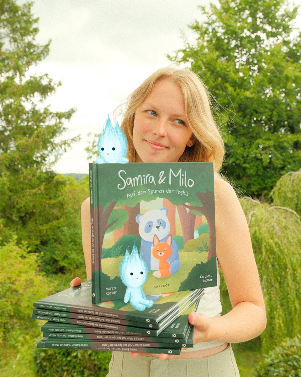 carlottadesigns's tweet image. Zur Feier der Veröffentlichung von „Samira &amp;amp; Milo - Auf den Spuren der Toshis“ verlose ich zusammen mit @aprycotmedia 3x eine von mir signierte Version des Buches inklusive zwei Lesezeichen unter allen Vorbestellungen aus dem Aprycot Shop! 🥳📚🙌🏻