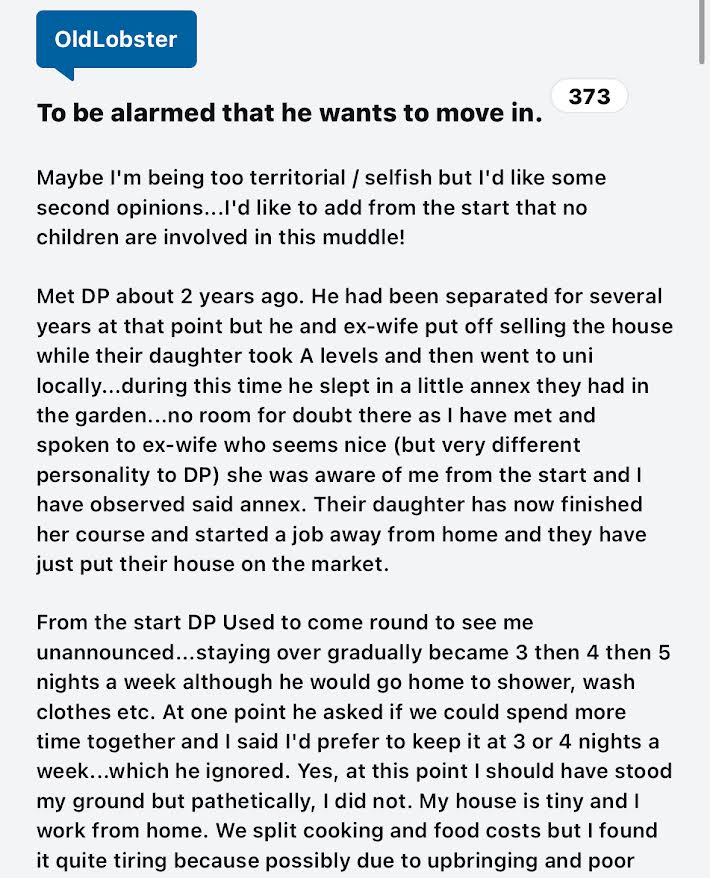 MumsnetTowers's tweet image. &apos;He likes the idea however has stated that he doesn&apos;t want to pay for it all and will only entertain it if i pay half..&apos;

Read the thread: mumsnet.com/talk/am_i_bein…