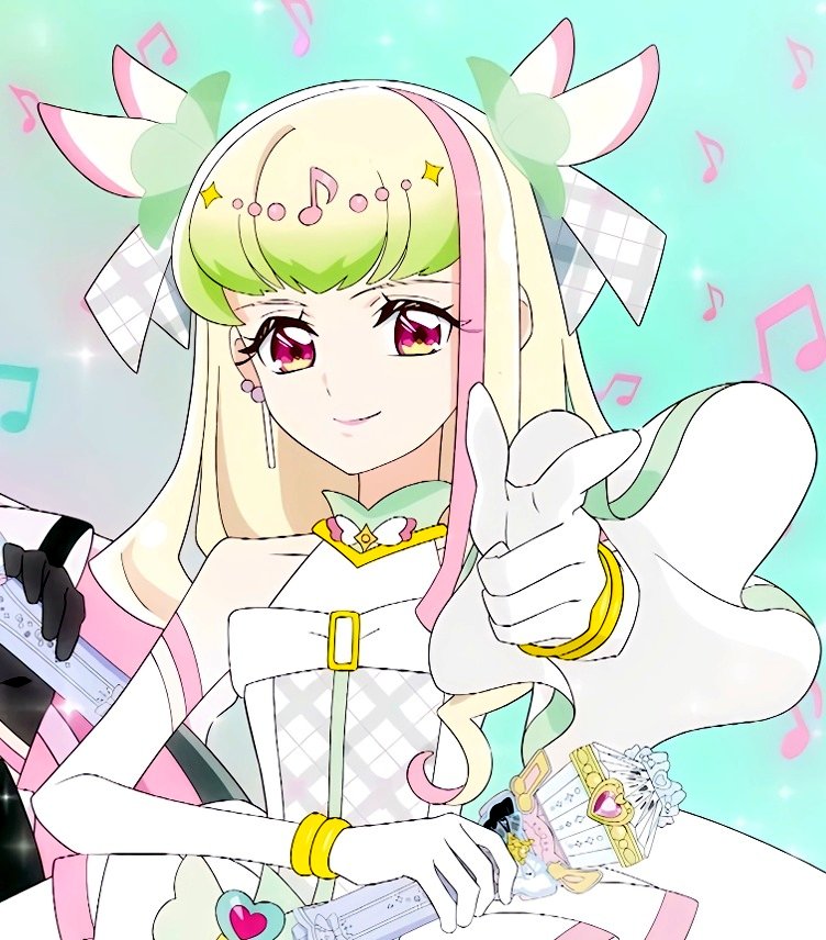 AIrzahn's tweet image. Kimi to Idol Precure 🎤
Cure Zukyoon's bow styles are cool ~ ! 🫶🏻