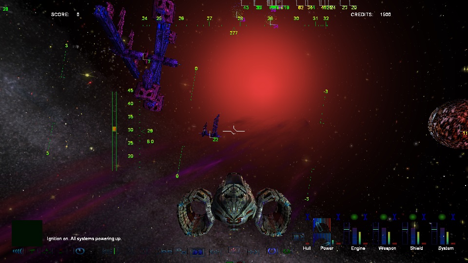 t2_steve's tweet image. #DeepestBlue A sector near a red giant with the new gas cloud shader. It draws a huge cloud on the sky cube and overlays a smaller animated layer to give a slow swirly effect.