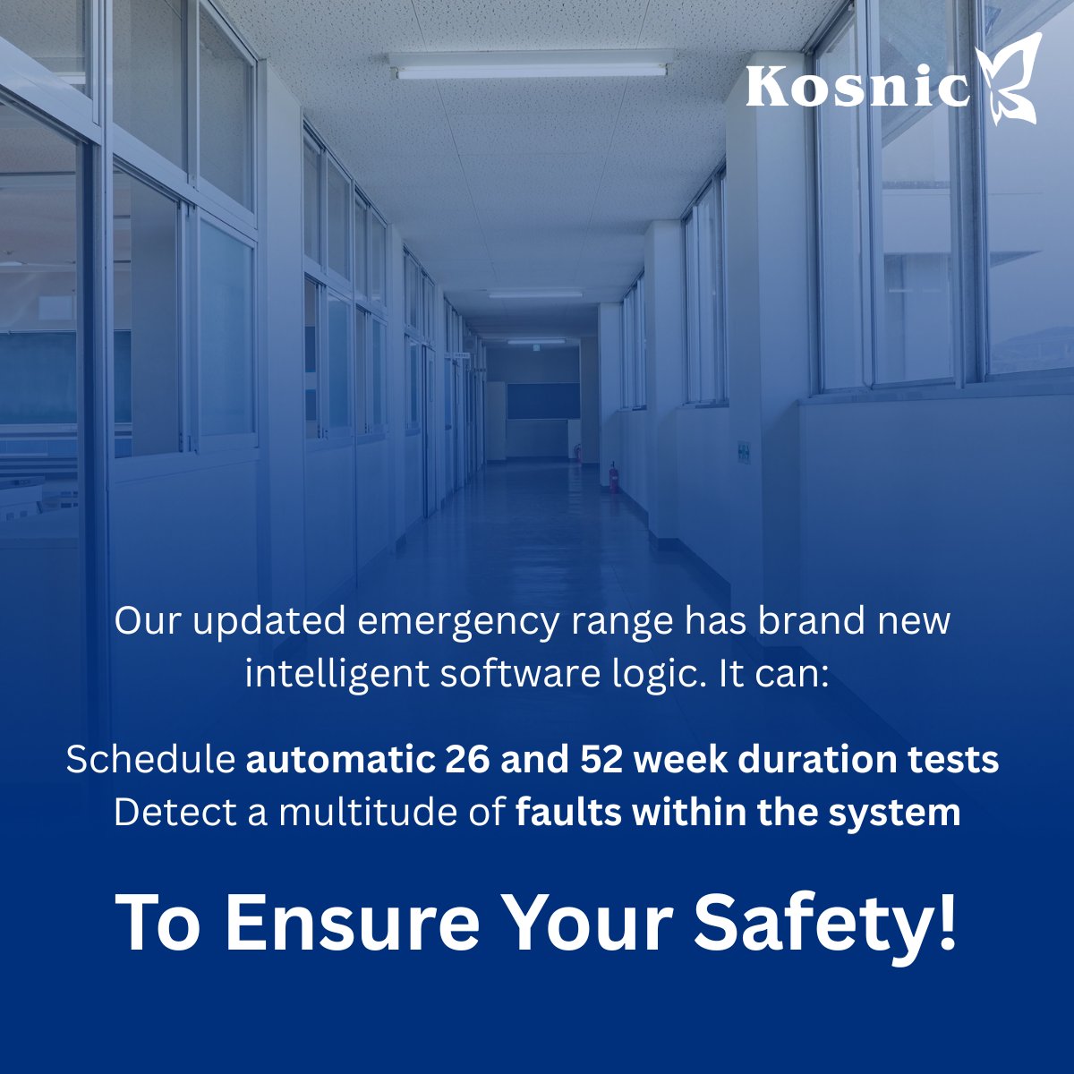 Day 2: Intuitive LED indicator.

Our 2 in 1 systems can now even tell you which mode they are in (either standard or self-test) and even tell you if there is an installation warning.  Giving you more time to worry about other areas.

Follow for more this week. 

#KosnicLighting