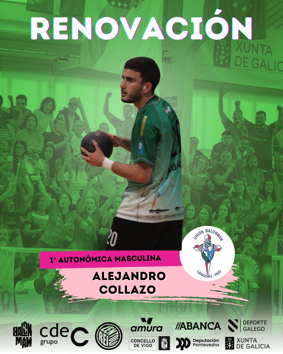 RENOVACIÓN 

¡Alejandro Collazo sigue en casa!
Nuestro canterano renueva con nosotros  y continuará aportando compromiso, entrega y pasión una temporada más.

Jugador de casa, orgullo de cantera.

#UBL #letsgolavadores #fgbalonman #NON #grupocdec #Anubia #Amura #ReiZentolo #GEFF