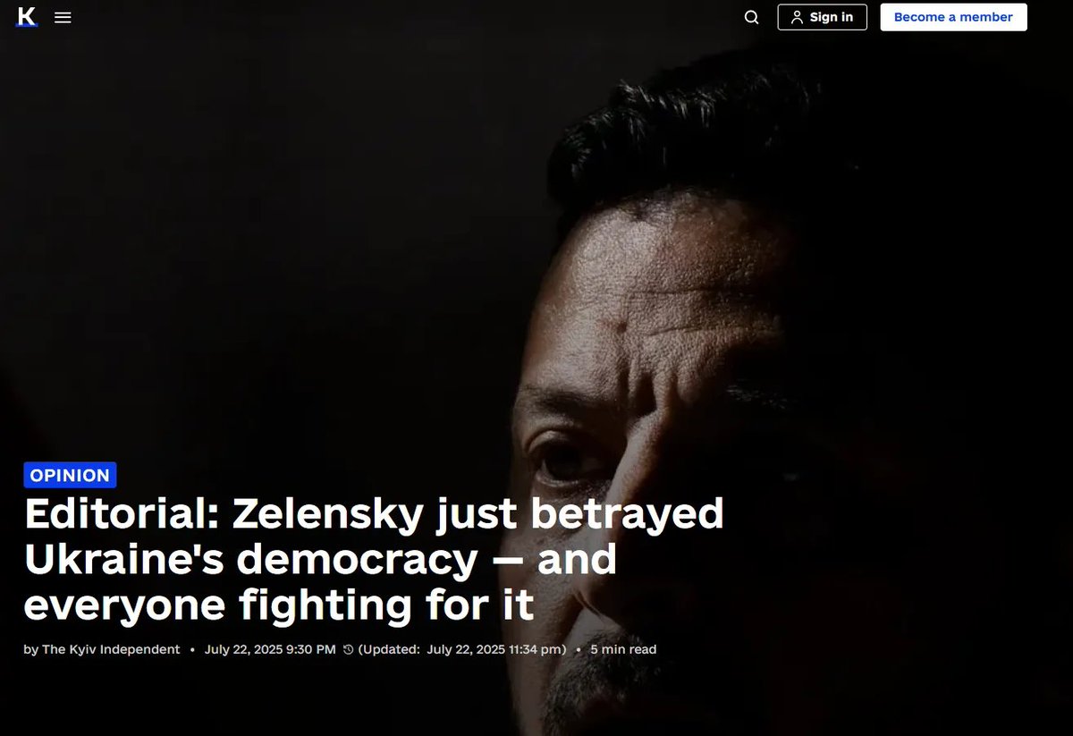 🧵on Zelensky's purge of the western-funded anti-corruption organs

Why Zelensky won't be overthrown, and the deeper implications