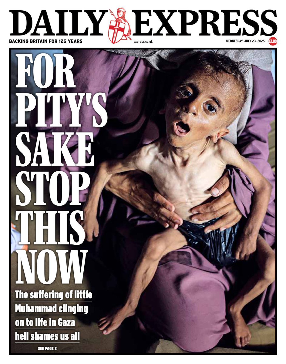 SuppressedNws's tweet image. 🇬🇧🇵🇸Daily Express’s Front Page today.