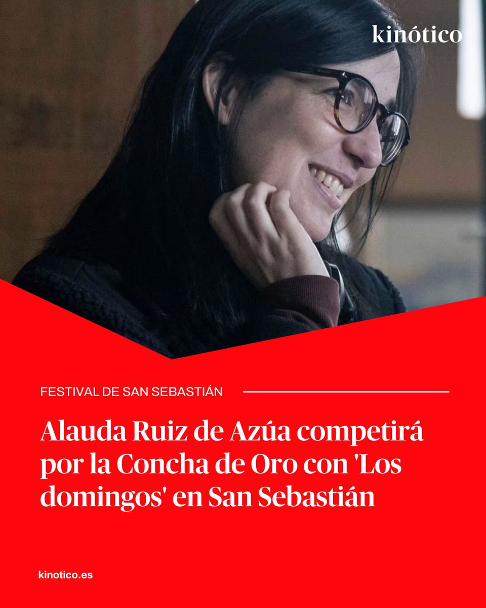 🗣️ "Esta película la hicimos desde la ilusión por arriesgar y con esa misma ilusión llegamos para compartirla. No se me ocurre mejor lugar para que se vea por primera vez" (<a href="/AlaudaRuiz/">Alauda Ruiz de Azúa</a>)

🔗 kinotico.es/actualidad/202…