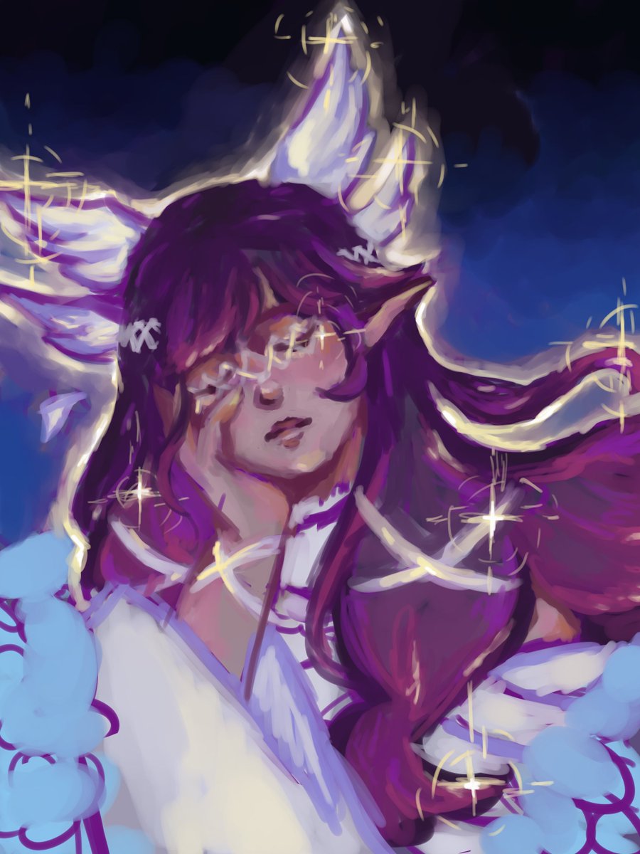 columbina wip, i love her so much 
. 
also still looking for #artmoots 
. 
#columbina #wip #genshin