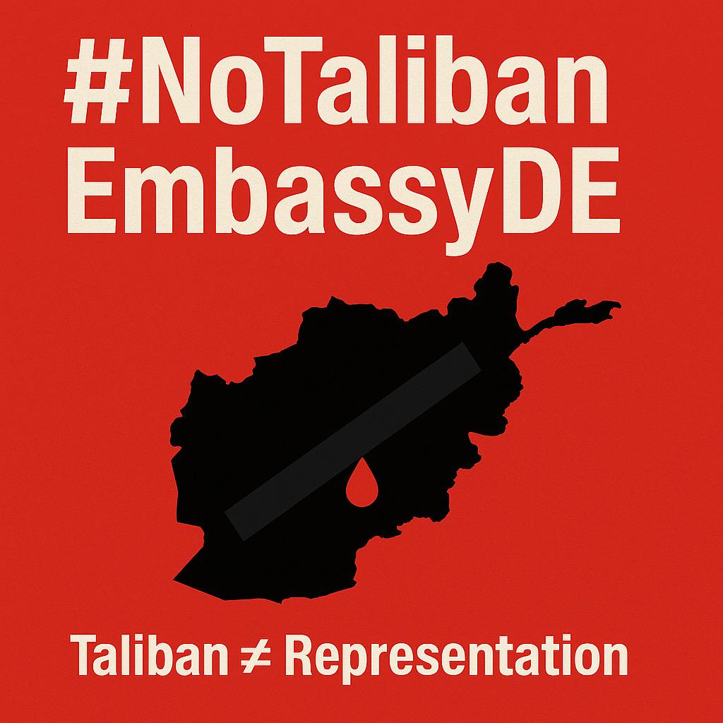haidari_batool's tweet image. To the German Government,
Handing over the Afghanistan embassy to the Taliban means aiding genocide, misogynistic ethnic cleansing - a regime under ICC investigation.
Don’t legitimize criminals. It will stain global justice
@Bundeskanzler
@OlafScholz
@ABaerbock
@Auswaert
@
