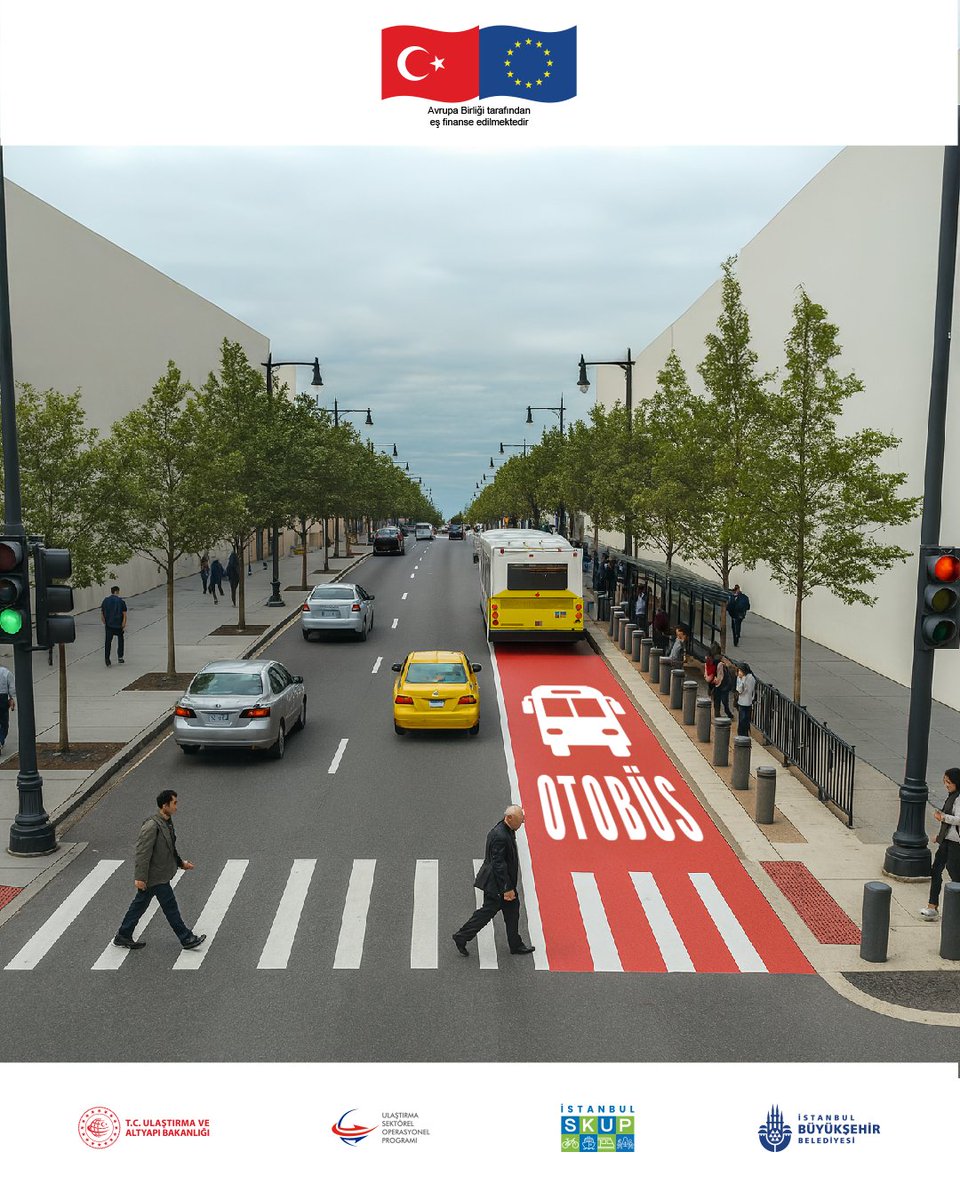İstanbul’a 120 km otobüs öncelikli yol planlıyoruz! Amaç, lastik tekerlekli toplu ulaşımda bekleme ve seyahat süresini azaltıp yolculuk kalitesini artırmak. 
80 km'lik güzergah belirlendi ve proje çalışmalarına başlandı. İlk pilot uygulamayı 2025’te hayata geçirmeyi hedefliyoruz.
