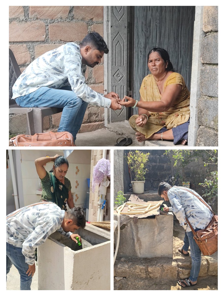 આજરોજ આયુષ્યમાન આરોગ્ય મંદિર કુંડાળા ઝુંડાળા તળેના મઢડા ગામમાં  ડેંગ્યુ વિરોધી માસ ઉજવણી નીમીતે સઘન એન્ટી લાર્વા એક્ટીવીટી તેમજ.પેરા ડોમેસ્ટિક એક્ટિવિટી તેમજ આઇ.ઇ.સી.એસ.બી.સી.સી. કરવામાં આવેલ <a href="/SbccHealth/">Sbcc.Health.District Panchayat Rajkot</a> <a href="/ZundalaGPRaj/">ZUNDALA GRAM PANCHAYAT</a> <a href="/RjtTho_jasdan/">RJT THO JASDAN</a> <a href="/RajkotCdho00031/">CDHO Rajkot</a> <a href="/HealthDeptGuj/">Health Department Gujarat</a> <a href="/NHMGujarat/">NHM Gujarat</a>