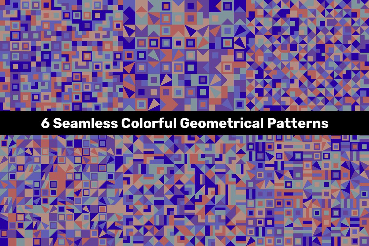 DavidZydd's tweet image. 6 Seamless Colorful Geometrical Patterns creativefabrica.com/product/6-seam… #geometric #GeometricPatterns #pattern #repeat #PremiumVectorPatterns #AbstractBackground #color #CheapBackground #PatternSets #GeometricBackground #CheapVectorPattern