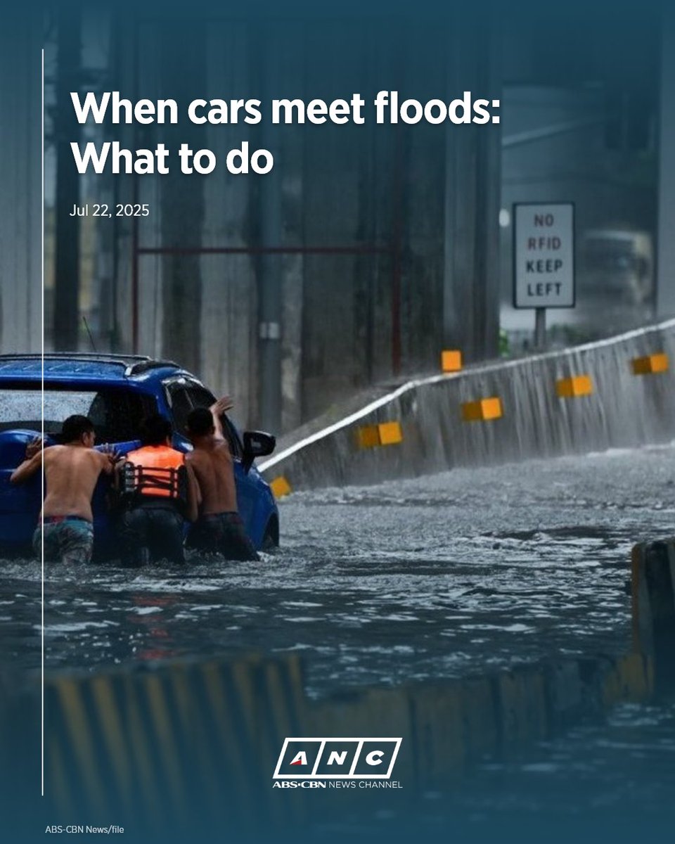 Many vehicles were either submerged under water or broke down because of floods in Metro Manila and nearby provinces the past days due to the monsoon rains. #HabagatPH

READ: abs-cbn.com/news/nation/20…