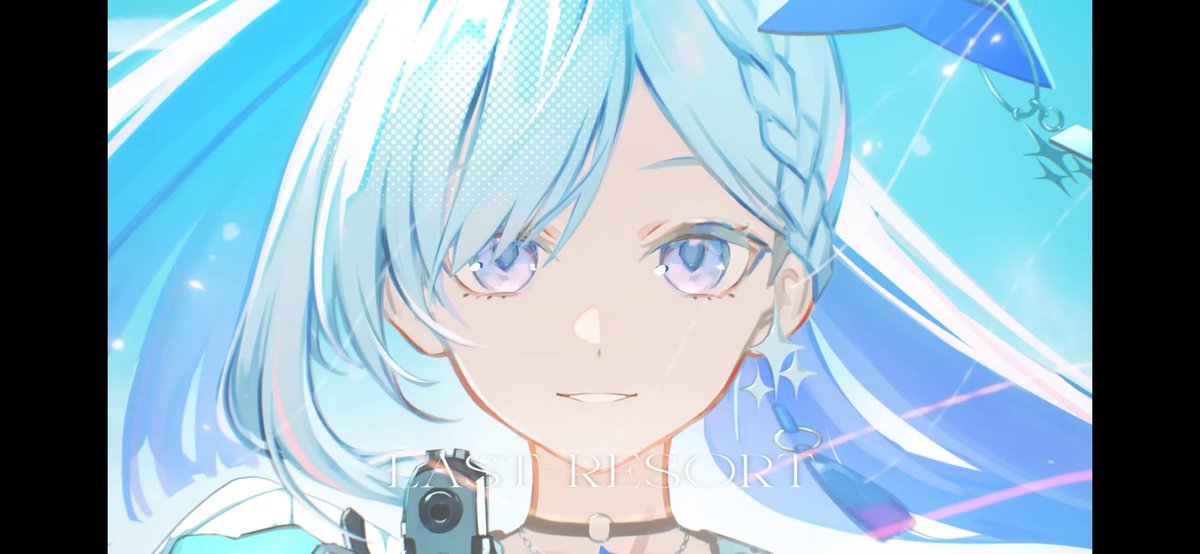 FGO_masaichi's tweet image. 「Last-resort」MV観ました🔫💫
頭からつま先まで、カッコ良さがこれでもかと詰め込まれてる…!
こんなにカッコイイ曲が、ライブ聴けるのか…!
リード曲に相応しい、聴く者全てを狙い撃つ一撃だ💥
#撃ち抜けかなた