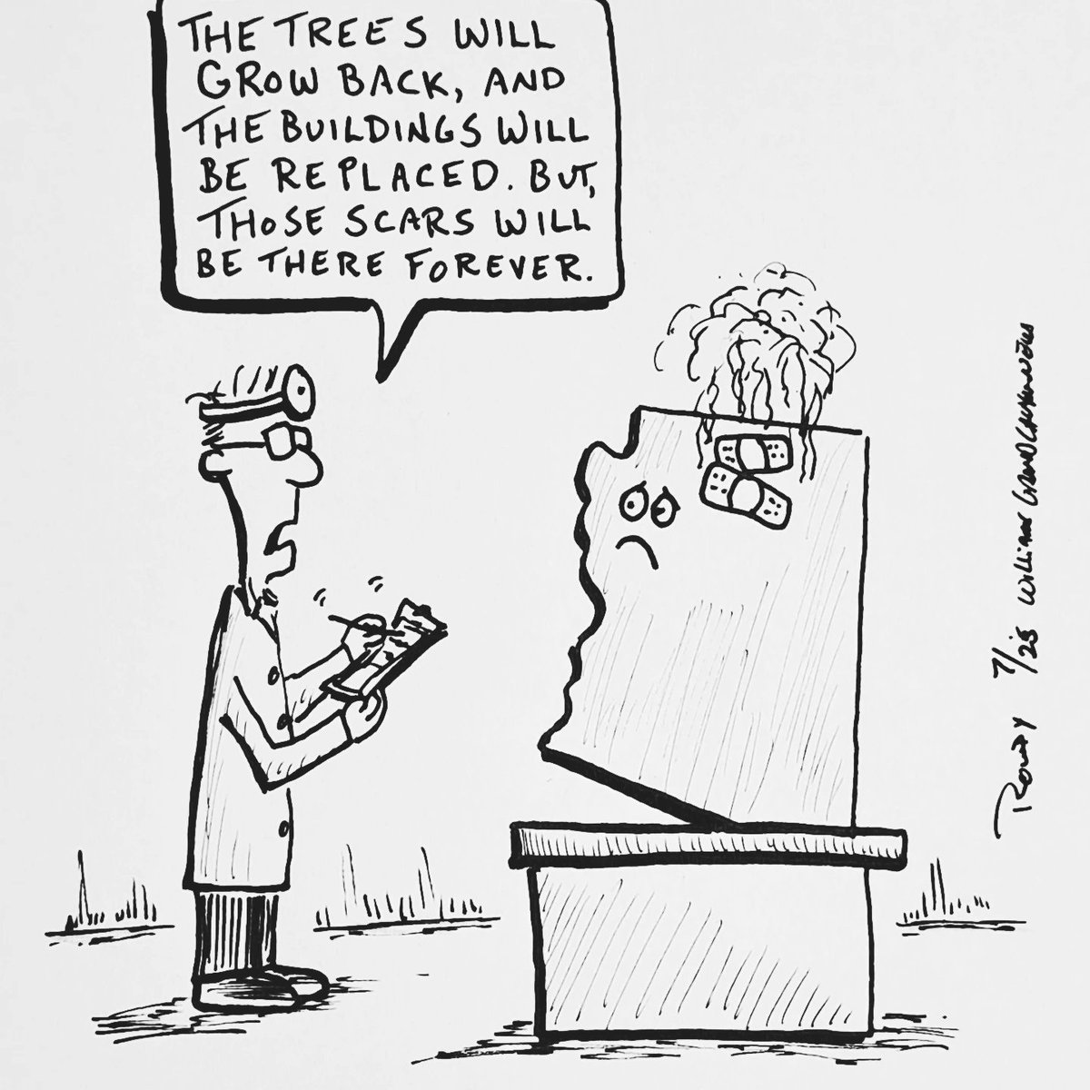 #rowdywalkercartoons #editorialcartoons #editorialcartoonist #williamsgrandcanyonnews