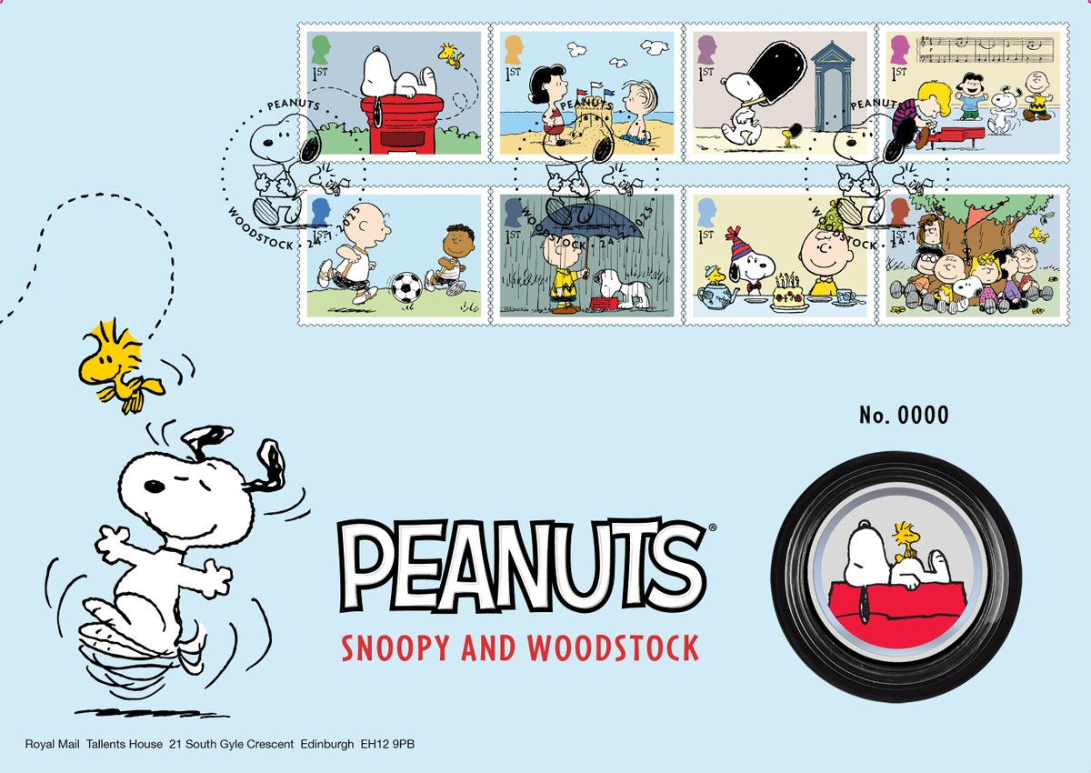 The limited edition Peanuts Medal Cover showcases all 10 stamps from the release, paired with an exclusive Peanuts medal. 

They won't hang around, so grab yours today 👉 ms.spr.ly/6016Sh402