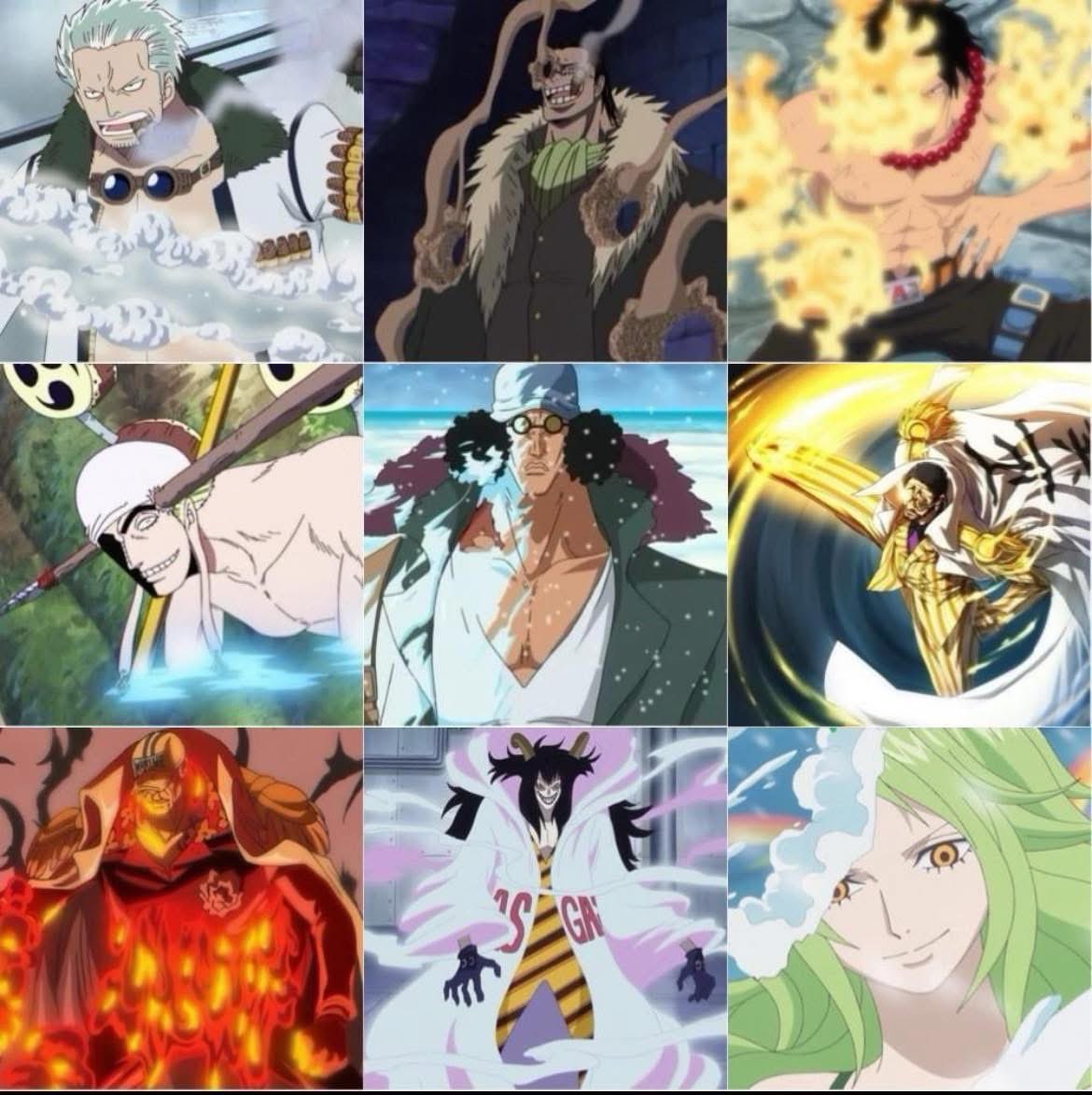 choasx00's tweet image. Which Logia fruit is the strongest… and who’s the most broken user?
#ONEPIECE