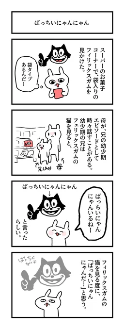 1007日目。
ばっちいにゃんにゃん(フィリックスガム)
#グレうさぎ日記チャレンジ 