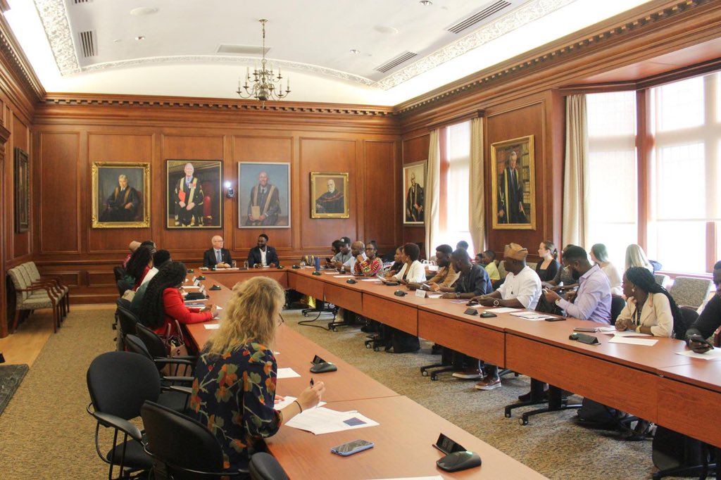 The delegates of the Lagos State Canada Study Tour 2025 were warmly welcomed at Queen’s University, where they attended an official orientation. 

They were received by the Chief of Staff and the Special Advisor from the Office of the Principal and Vice-Chancellor, Nick Mosey