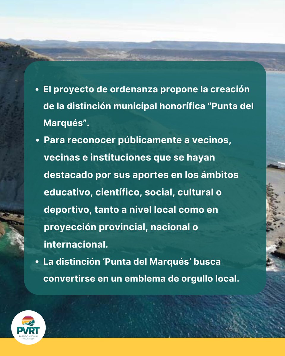 Partido Vecinal de Rada Tilly tweet media