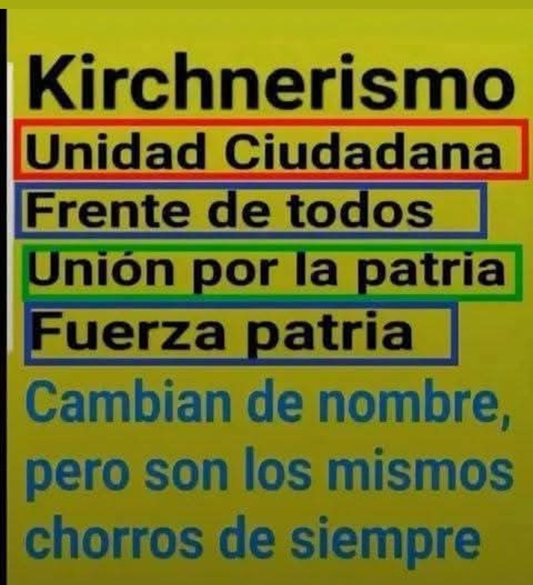 La misma mierda con distinto olor.