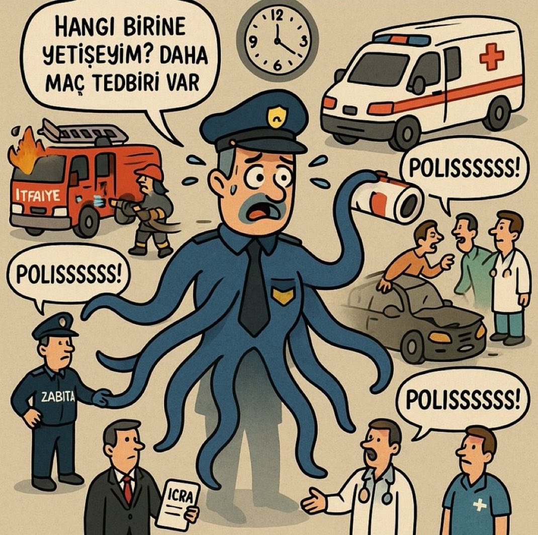 Polisler SÜPERMAN DEĞİL!
DOĞAÜSTÜ GÜCÜ de YOK!

Ağır çalışma koşulları ve saatleri, Polisimizi fiziksel ve Ruhsal olarak TÜ-KE-Tİ-YOR!
Bunun sonucunda;
▶️Kalp krizi
▶️Trafik Kazası
▶️Kanser
▶️İntihar
Yüzünden her yıl Yüzlerce Polisimiz Vefat ediyor.
<a href="/RTErdogan/">Recep Tayyip Erdoğan</a>
#PolisHaberBekliyor