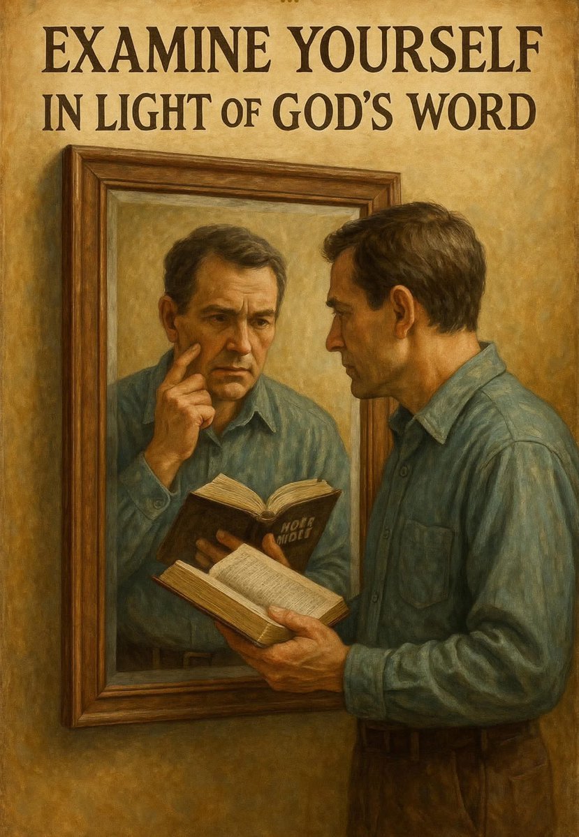 NicholasCa6583's tweet image. “Examine yourselves, to see whether you are in the faith. Test yourselves. Or do you not realize this about yourselves, that Jesus Christ is in you?—unless indeed you fail to meet the test!”
~2 Corinthians 13:5-6