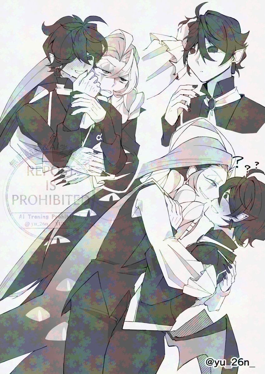 yu_26n_'s tweet image. シャミサファの落書き🎭🍇