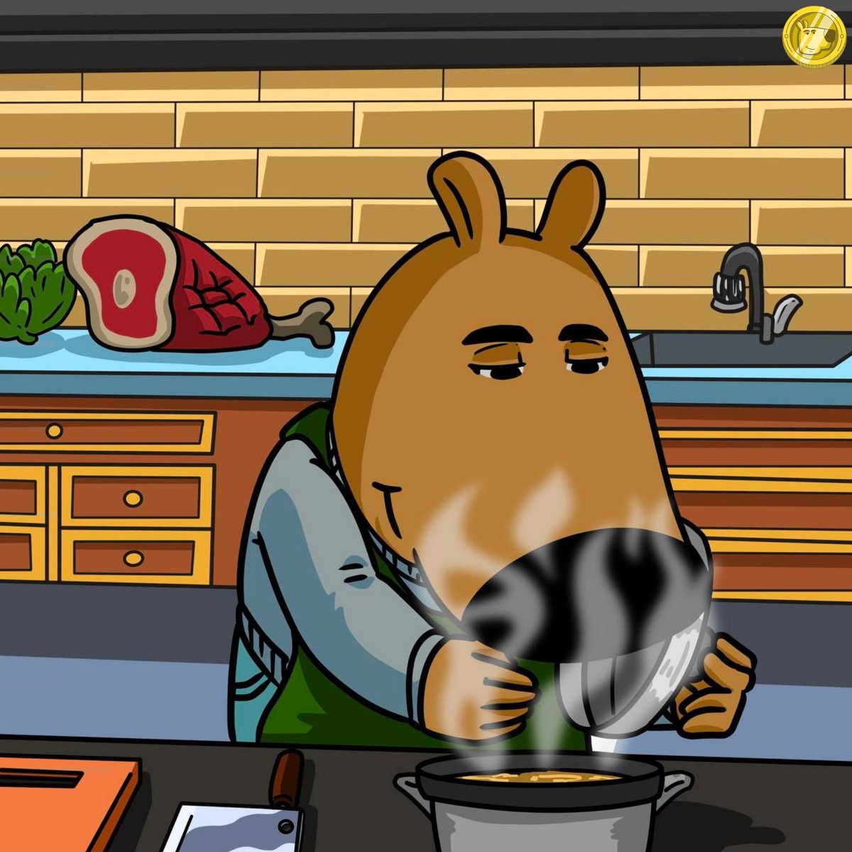 let him cook.