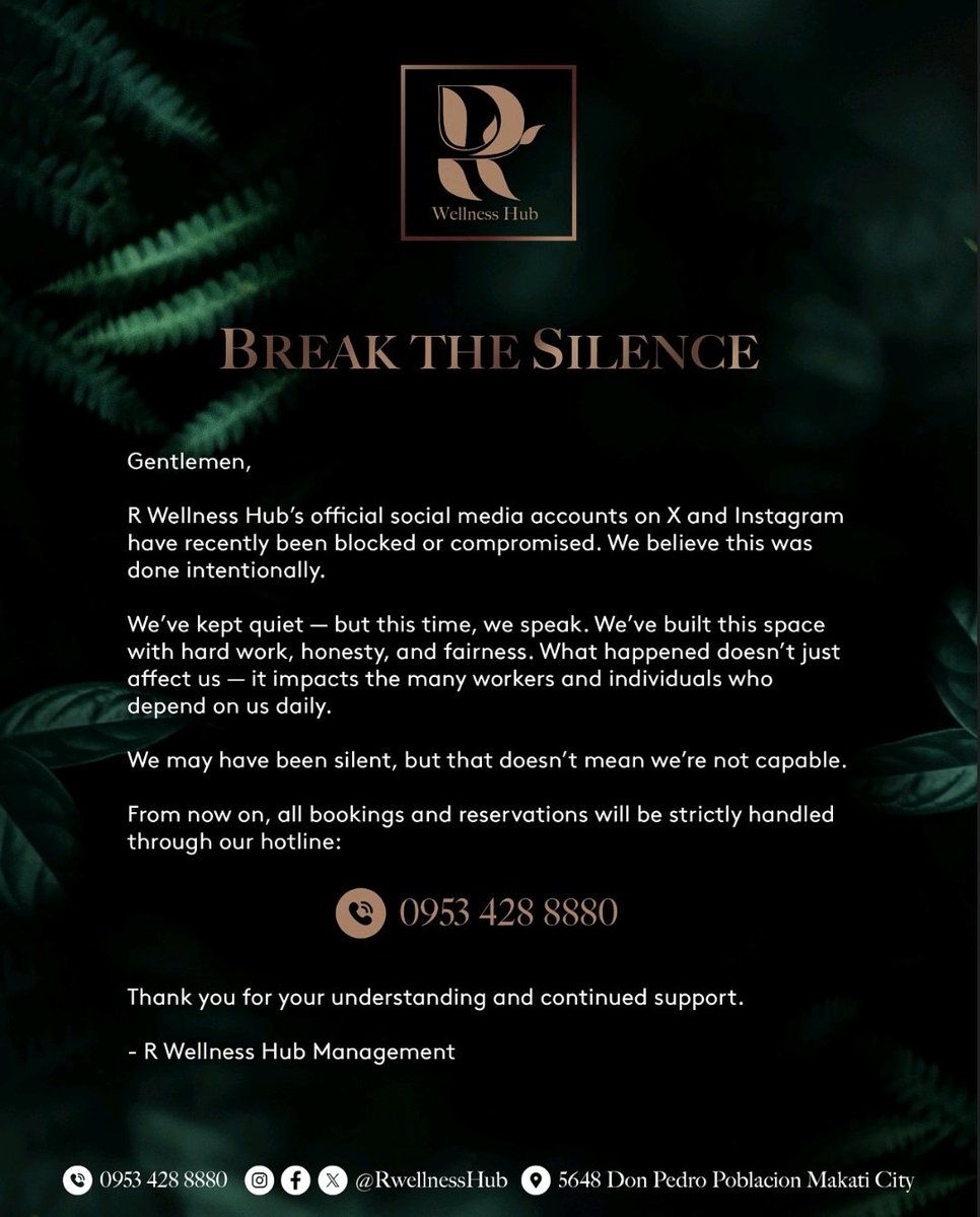 TheBlindSpotPh's tweet image. Hi mga bex!
May bago na namang nabiktima?
Nasilip ko lang ito sa Telegram… mukhang may pasabog na naman mula sa R-Wellness Hub!
Ang dumi naman makipag laban ng iba...,
Wag ganun mga bex! 😂😂😂😂
From: R-wellness hub
Gentlemen,
We've always stood by fairness and…