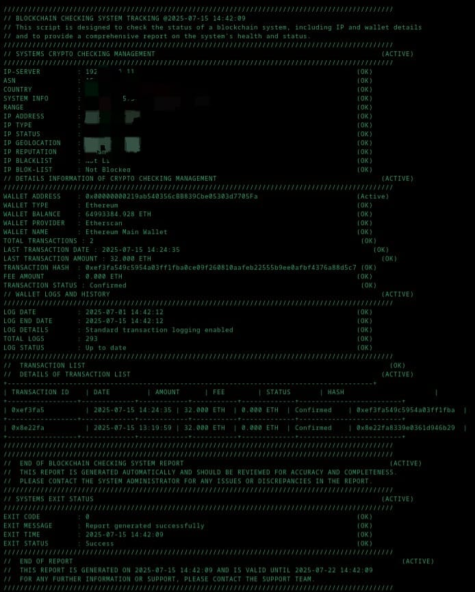 VDSyst3msX's tweet image. Systems Crypto Checking. By VEDERETANET / VNet Systems @VNSystemsX @b0b0vsky88 @VDSyst3msX
#Vederetanet #HackerLife #Crypto #Cryptocurrency #HackerNews