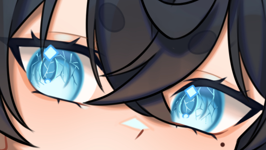 HowlingNeko's tweet image. As a vtuber, it's a must for me to obsess over my own eyes! ๐ฉต๐ฉต