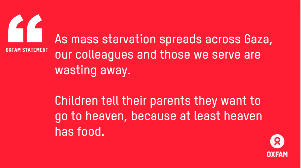 Oxfam's tweet image. 🚨 Oxfam and over 100+ humanitarian organizations, including @save_children, @amnesty, & @CARE, sound the alarm: let aid into #Gaza.
Read our joint statement: oxf.am/4o2lY4J