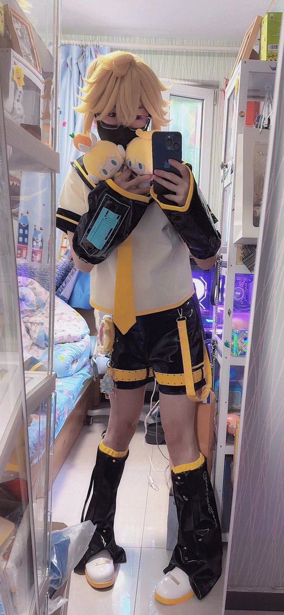镜音连重度依赖🥵～ #鏡音レン #男娘 #4i #cos