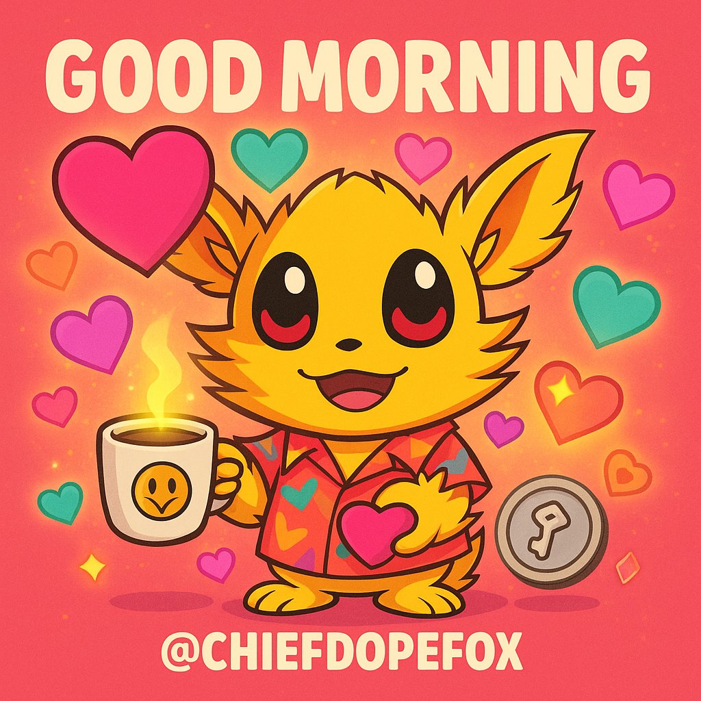 Chief Dopefox (@chiefdopefox) on Twitter photo 🧭 THE EARLY ALWAYS WIN
Say GM. Tag 3 frens. Score 1x MystiKeys. Easy.
5x up for grabs today — here’s how to enter:
→ Follow <a href="/Companeons/">Companeons</a>
→ Like + RT
→ Say GM & tag 3 legends
Winners picked in 24h
#GM #Companeons #SolanaNFT 🧭 THE EARLY ALWAYS WIN
Say GM. Tag 3 frens. Score 1x MystiKeys. Easy.
5x up for grabs today — here’s how to enter:
→ Follow <a href="/Companeons/">Companeons</a>
→ Like + RT
→ Say GM & tag 3 legends
Winners picked in 24h
#GM #Companeons #SolanaNFT