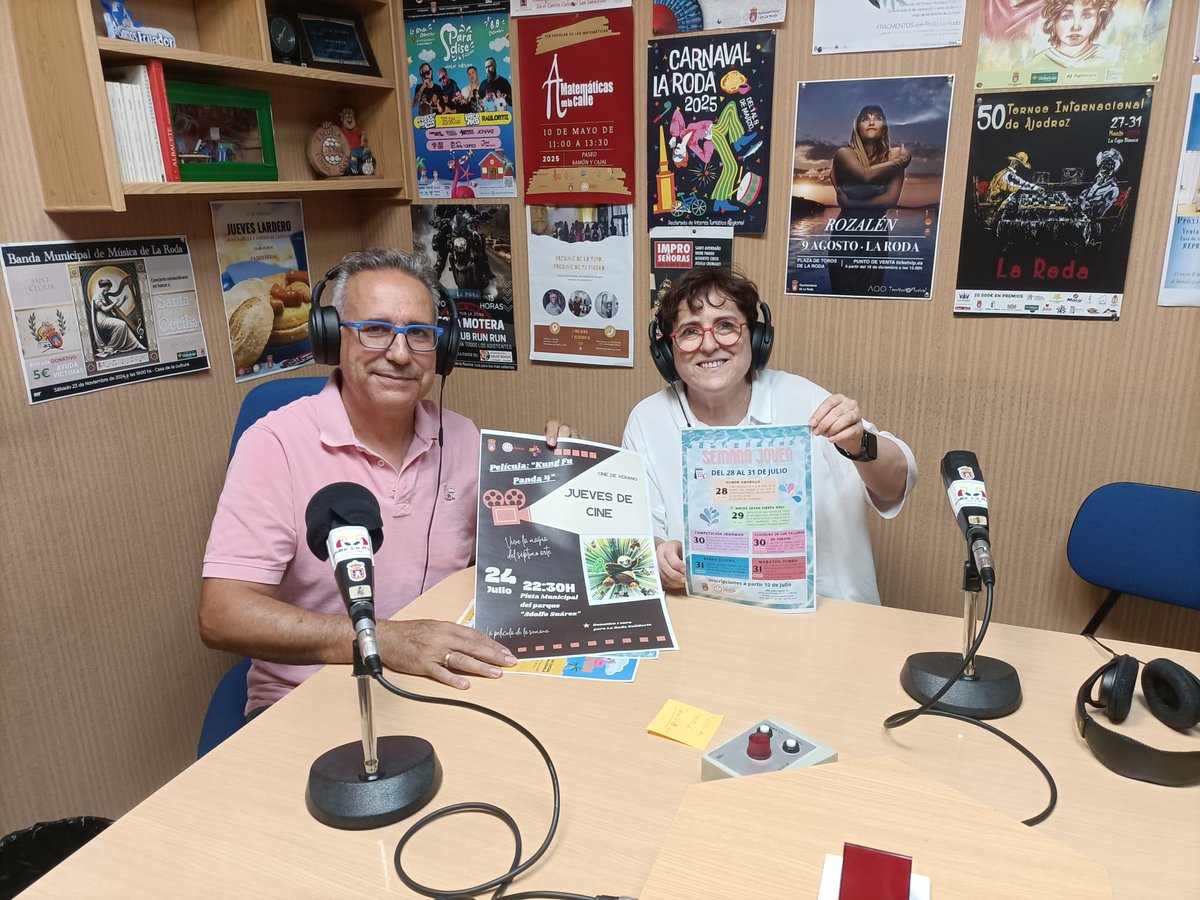 Entrevistamos al concejal de Juventud y Educación del Ayuntamiento de La Roda, Juan José Carrilero, para repasar las distintas actividades programadas con motivo de la Semana Joven 2025 y realizar un adelanto de las próximas fiestas patronales.

🔊 radiolaroda.com/entrevista-al-…