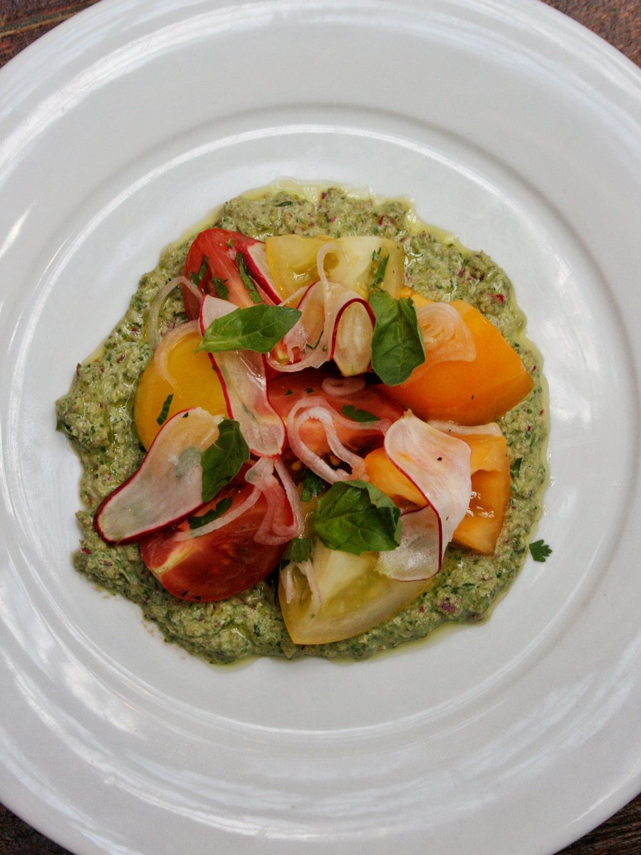 Feeling peckish? Why not tuck into our summer set menu! This tomato and shallot salad is one of our favourites 😋

£18 for 2 courses, £22 for 3