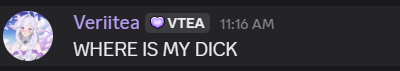 Veriitea's tweet image. I love to terrorize my community in the discord...

I rolled a dnd dice once to get a 12 incher dick in dnd and we have missplaced it...

Anyone seen it?